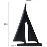  Stona dekoracija 28 cm od smole/crna | Eponuda.com