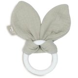 Jollein Silikonska grickalica za zube Bunny Ears 0 m+, Olive Green | shoptok.hr