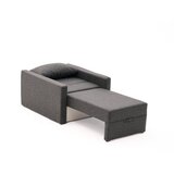Atelier Del Sofa saros - Anthracite Anthracite 1-Seat Sofa-Bed | Eponuda.com