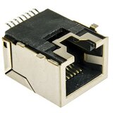 Oem Utičnica RJ45 w/oLED w/Shield TD SMD w/I T&R (5mm) ( RJ45-009 ) u