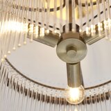  Endon 112575 - Nadgradni luster MARIETTA 3xE14/7W/230V mesing/prozirno | Eponuda.com