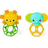 Bright Starts Soother Pals™ Easy-Grasp igračka s grickalicom 3 m+ 2 kom Cijene