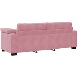  Trosjed Ružičasti 220x77x82 cm Baršun | shoptok.hr