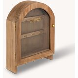 Atmosphera ORMARIĆ ZA KLJUČEVE ROXIE 22X7X28CM MDF/METAL/STAKLO, SMEĐI | shoptok.hr