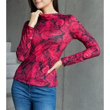 Gemre Red blouse decorated with Amaya print | shoptok.hr