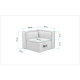 Atelier Del Sofa fotelja More S M7 Cappucino