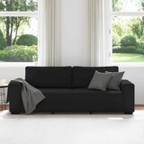  Trosjed Kauč Crna 220x77x82 cm Tkanina | Eponuda.com