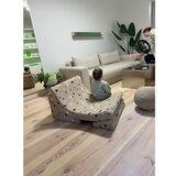 Wigiwama Svetlo rjav otroški fotelj iz tkanine bouclé/iz šenilje Terrazzo Moon – | Shoptok.si