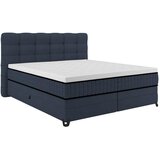 Premium Living Postelja Boxspring Carmen C, Modra, 160x200 | Shoptok.si