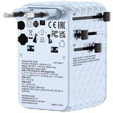 Verbatim Charge 'n' Travel 100W Universal Travel Adapter with retractable cable Blue | shoptok.hr