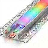  KOMPLET 1x digitalna LED RGBW traka 16,5W/230V 5 m + 5x ugradni profil 1 m + daljinski upravljač | Eponuda.com