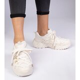 Gemre Beige sneakers with chunky sole Telda | Shoptok.si