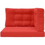  Zunanja blazina za kavč 3 pcs Rdeča Poliester, (5000202276) | Shoptok.si