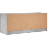 TV ormarić sa staklenim vratima boja betona 102x37x42 cm | shoptok.hr