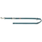Trixie nastavljiv povodec za pse Premium M-L 2 m/20 mm petrol | Shoptok.si