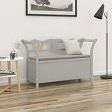 vidaXL Klop siva 107x45x75,5 cm trden les jelke Cene