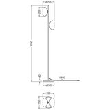 Osram podna lampa decor smoke 2xE14/12W/230V crna/zadimljeno-siva | Eponuda.com