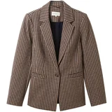 Tom Tailor Blazer mornarska / svetlo rjava