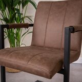 MID.YOU Set Naslanjačev Brandon, Rjavosiva, 2 Kos | Shoptok.si