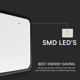  LED plafonsko svetlo za kupatilo LED/24W/230V IP44 6500K 29x29 cm crno | Eponuda.com