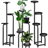  Metalni stalak za cvijeće 22,5 x 22,5 x 117 cm | shoptok.hr