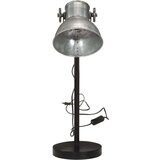 Stolna svjetiljka 25 W vintage srebrna 17x17x60 cm E27 | shoptok.hr