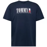 Tommy Jeans Majica morsko plava / crvena / bijela