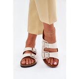 Boto Women's sandals on cork platform with buckles beige Livara | shoptok.hr