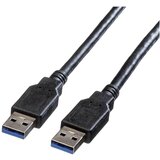 Roline USB kabel USB 3.2 gen. 1 (USB 3.0) USB-A vtič 1.80 m črna zaščiten 11.02.8970, (20417155) | Shoptok.si