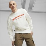Puma Puloverji Team Crew Fl Bela | Shoptok.si