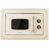 Klarstein victoria 20, vgradna mikrovalovna pečica, 20 l, 800 w, žar: 1000 w, barva slonove kosti cene