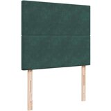 vidaXL Otomanski posteljni okvir z vzmetnicami zelen 120x190cm žamet, (21610621) | Shoptok.si
