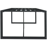 Vanjski blagovaonski stol antracit 120 x 60 x 66 cm aluminijski | shoptok.hr
