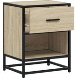 vidaXL Nočna omarica sonoma hrast 40x31x50 cm inženirski les | Shoptok.si