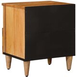  Noćni ormar 2 kom. Prirodna 40 x 33 x 46 cm Čvrsto drvo manga | shoptok.hr