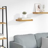  Polica na zidu Zidne Smeđa 40 x 23,5 x 4 cm Konstruirano drvo | Eponuda.com