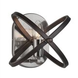 Searchlight Hoopla Stenska svetilka s svečo, kositrna, črna, E14, (22100514) | Shoptok.si