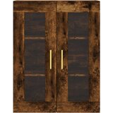  Visoka komoda dimljeni hrast 69 5x34x180 cm konstruiranog drva | shoptok.hr