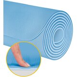 Rebel ACTIVE Strunjača prostirka za jogu, pilates i fitnes 200x90cm debljina 1cm TPE plava RBA-3159-2BL Slike