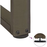  Noge barske mize T-oblike 2kosa naravno jeklo 50x35x(100-101)cm, (21828643) | Shoptok.si