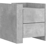 Furnova Nočna omarica betonsko siva 45x50x50 cm inženirski les, (21925931) | Shoptok.si