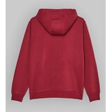 Quiksilver Basic Pulover s kapuco oxblood red | Shoptok.si