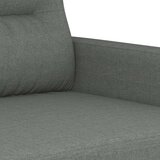 vidaXL Dvosjed od tkanine tamnosivi 140 cm | shoptok.hr