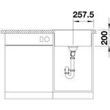 Blanco NAYA 5 nežno bela 515x510/200 mm | ePonuda.com