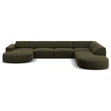 Micadoni Home Zeleni baršunasti kutni kauč (desni kut) Jodie - | shoptok.hr