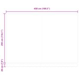 Ručna uvlačiva tenda s LED Crna 450x300 cm | shoptok.hr