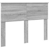  Uzglavlje s uzglavljem Siva Sonoma 120 cm Konstruirano drvo | shoptok.hr