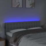  LED uzglavlje svjetlosivo 144 x 5 x 78/88 cm od tkanine | shoptok.hr