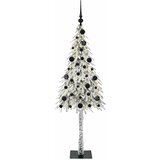  Božićno drvce s 150 LED svjetlima Bijelo 150 cm PE i čelik | shoptok.hr