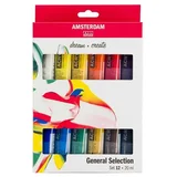 Amsterdam, akrilna boja, standard set , 12 x 20ml ( 680922 )
